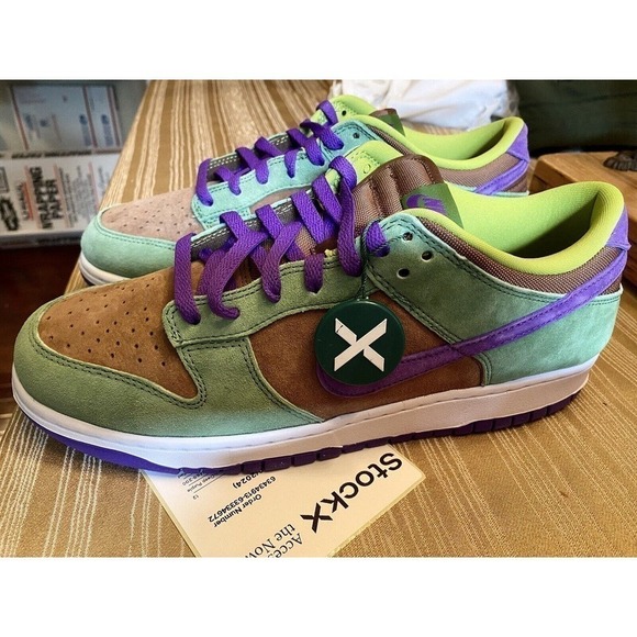 Nike Dunk Low SP Veneer Deep Purple 2024 New in Box Men’s Size 12 Skateboard - Picture 2 of 6